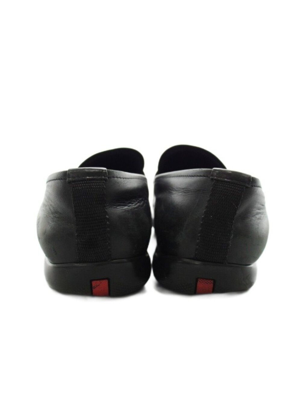 Prada Sport Business Shoes Monk Strap Leather 8 Black - Picture 3 of 9